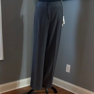 Jones New York Gray Straight Leg Pants